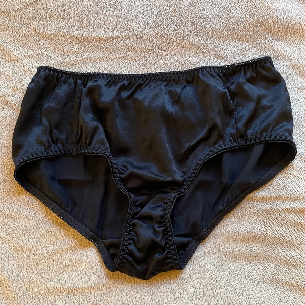 Black Lilysilk silk panties - worn once
